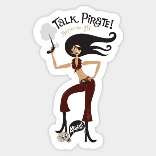 Talk Pirate! Sticker